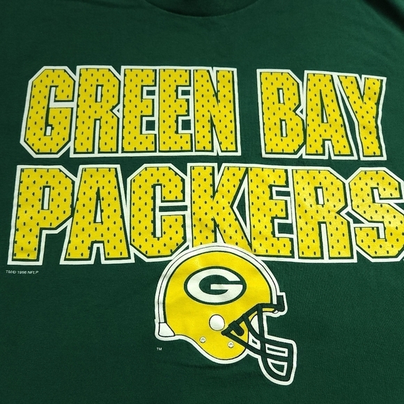 Vintage 90s Single Stitch NFL Green Bay Packers sz XXL Tshirt - Picture 5 of 7